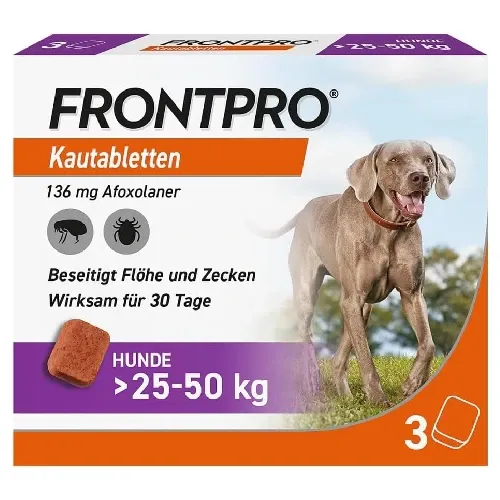 FRONTPRO Kautabletten für Hunde (25–50 kg)