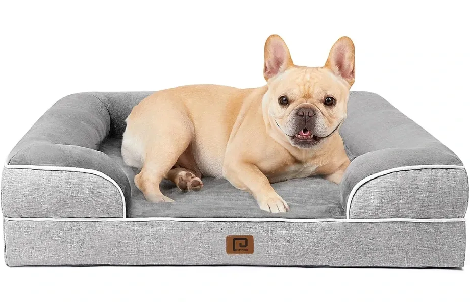 EHEYCIGA Orthopädisches Hundebett 89×56×15 cm – Memory Foam & waschbar